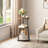 Small Round Side Table With Charging Station