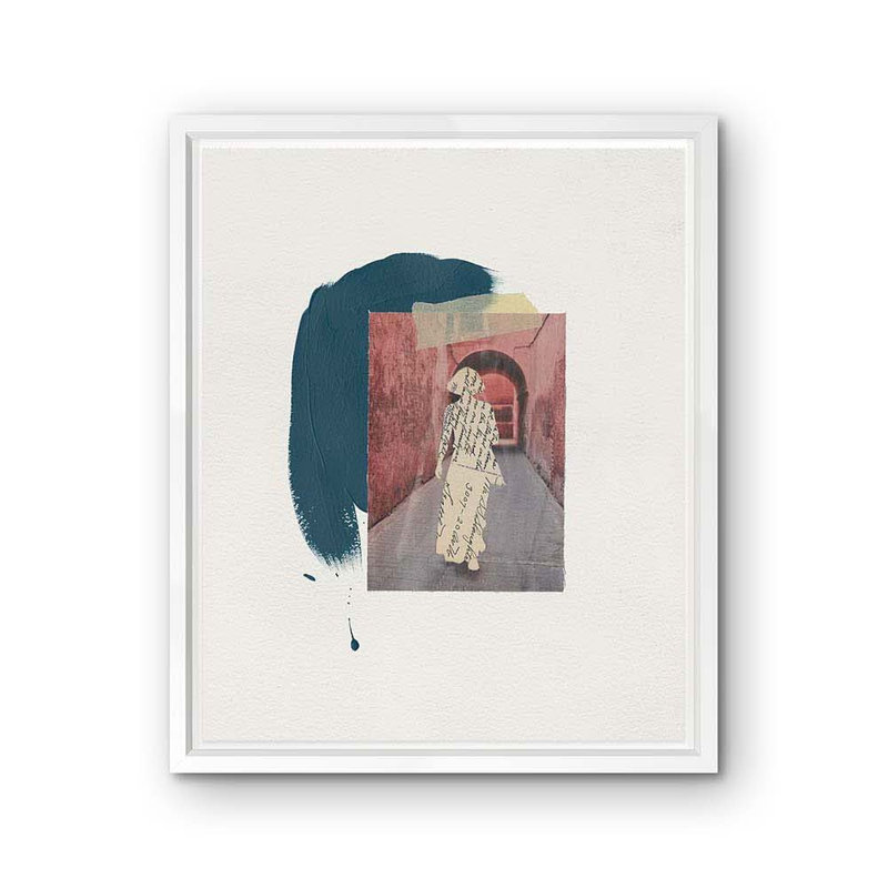 Style Sketch 1 Print by Jones, Emma, White Framed, 30" H x 25" W