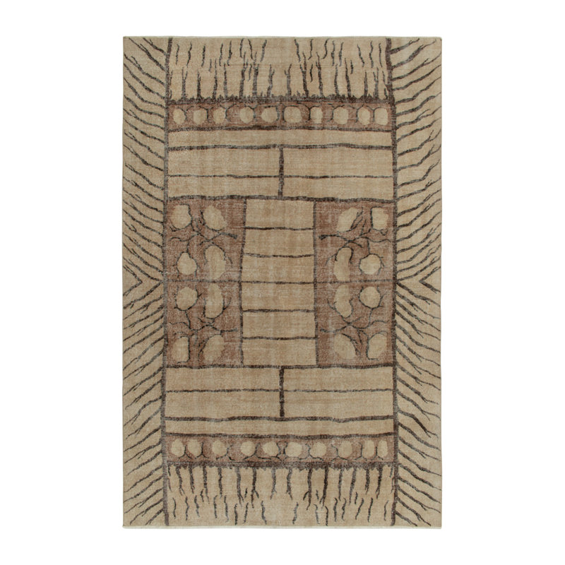 One-of-a-Kind Rectangle 5'4" X 9'2" Hand Knotted Area Rug