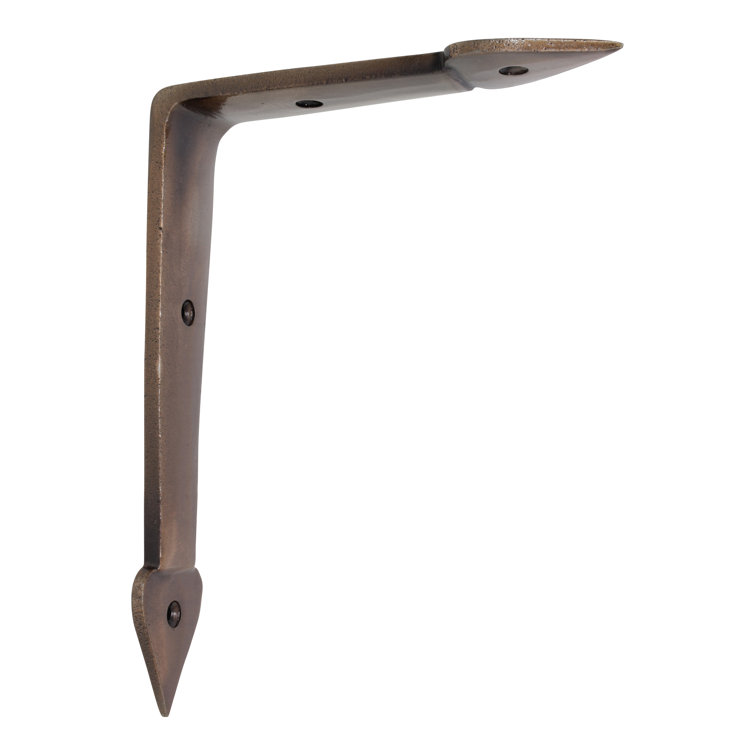 RCH Hardware Iron Shelf Bracket Color: Rust