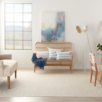 Anastasia Ivory/Silver Grey Indoor/Outdoor Area Rug