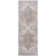 Brookdene Oriental Machine Washable Orange/Gray Area Rug