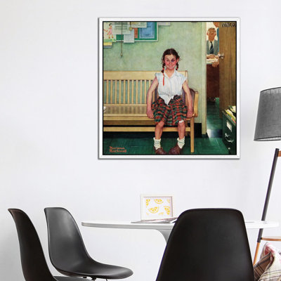 Shiner (Outside The Principal's Office) by Norman Rockwell - Gallery-Wrapped Canvas Giclée on Canvas