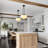 Glint 1 - Light 14.9" Schoolhouse Ribbed Milky Glass Shade Pendant Light for Dining Room