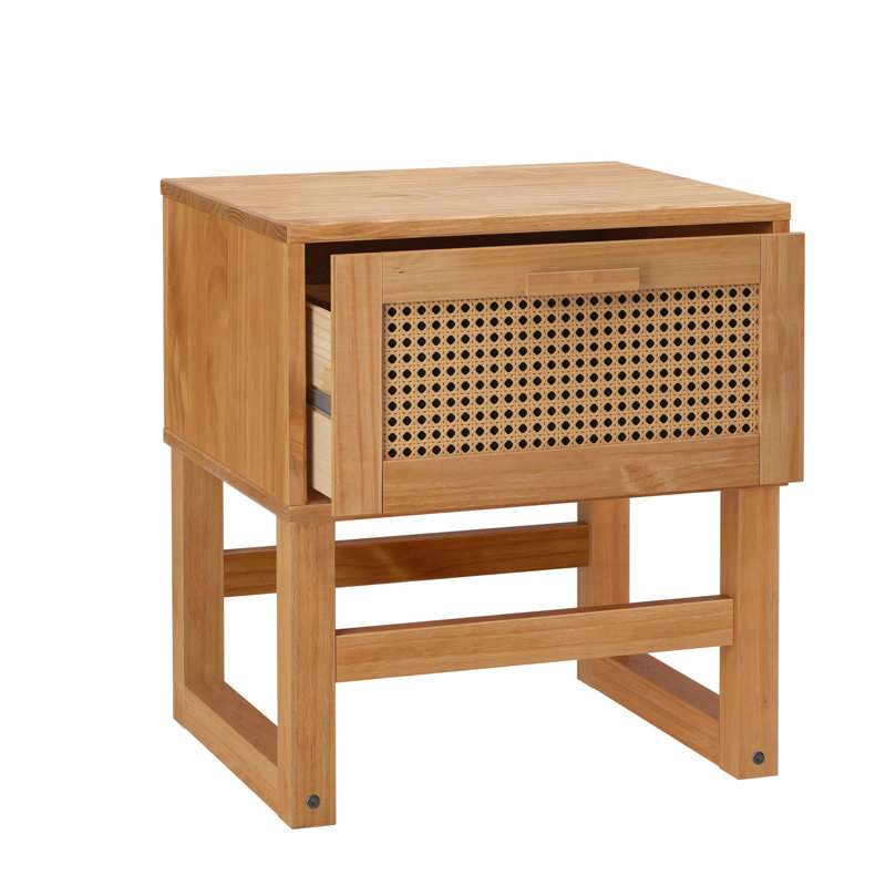 Talo 1 Drawer Nightstand, Natural
