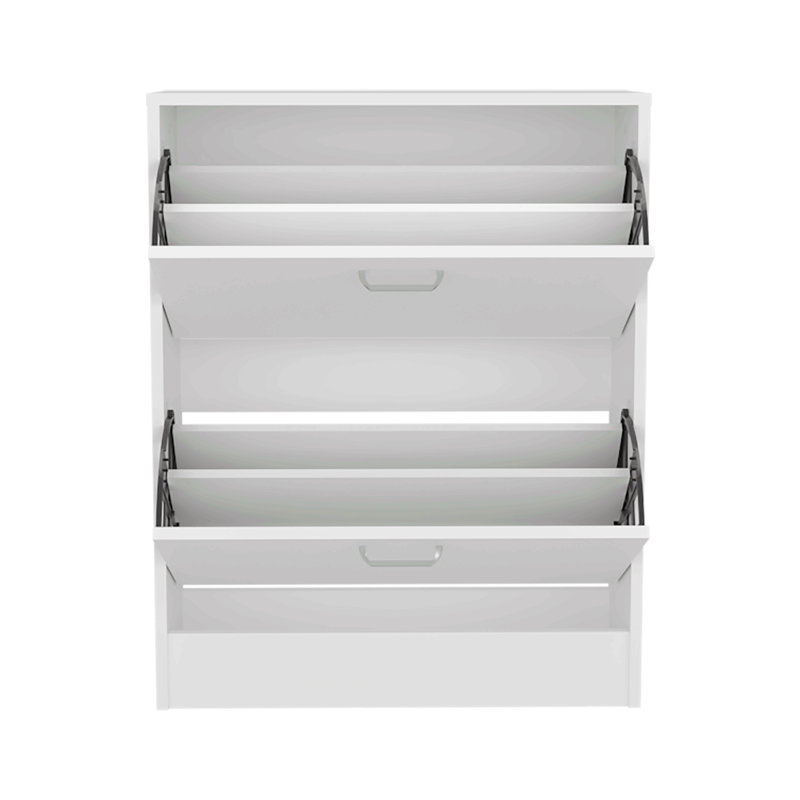 Range-chaussures, 2 portes, blanc
