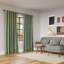  Faux Dupioni Silk Thermal Extreme 100% Blackout Back Tab Curtain Panel-520142005-421000673
