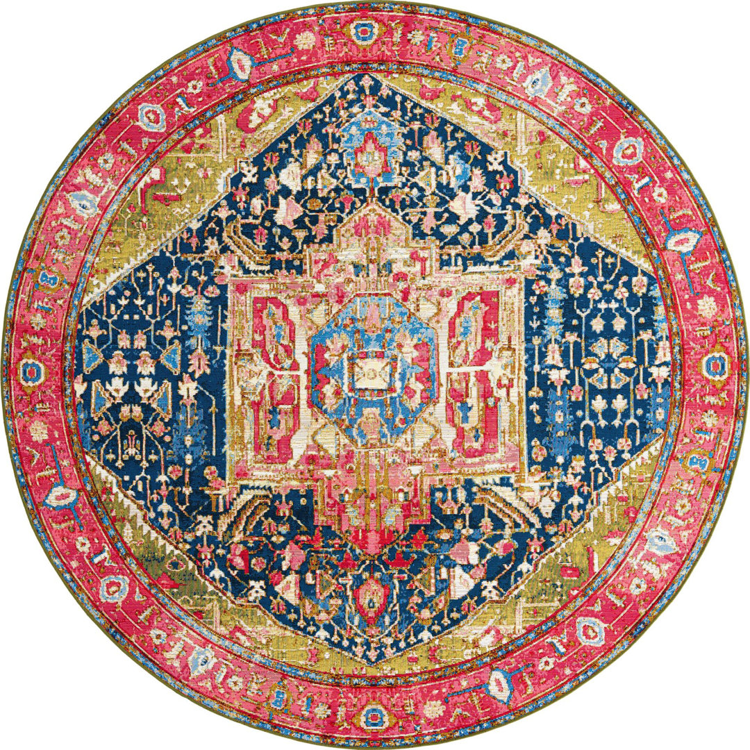 Nierman Washable Oriental Indoor / Outdoor Rug Bungalow Rose Rug 