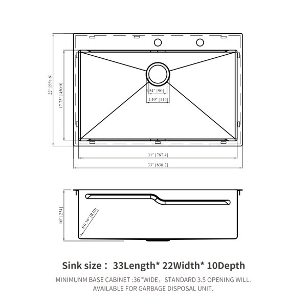 Dimensions du produit