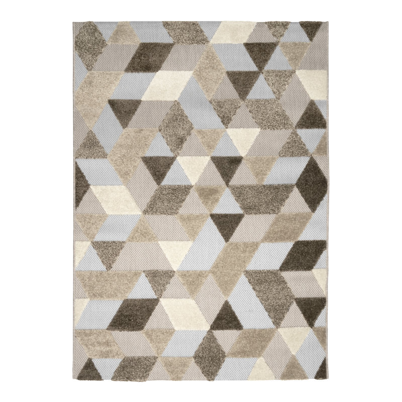 Plainview Geometric Indoor / Outdoor Area Rug, Rectangle 120cm x 170cm