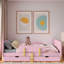 Lit plateforme avec tiroirs de rangement, garde-corps, petite tablette et crochets-1178812074-1178812055