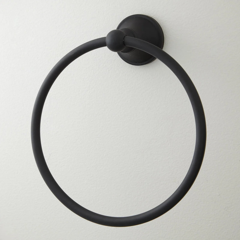 Seattle Collection Wall-Mount Towel Ring, Dark Oil Rubbed Bronze