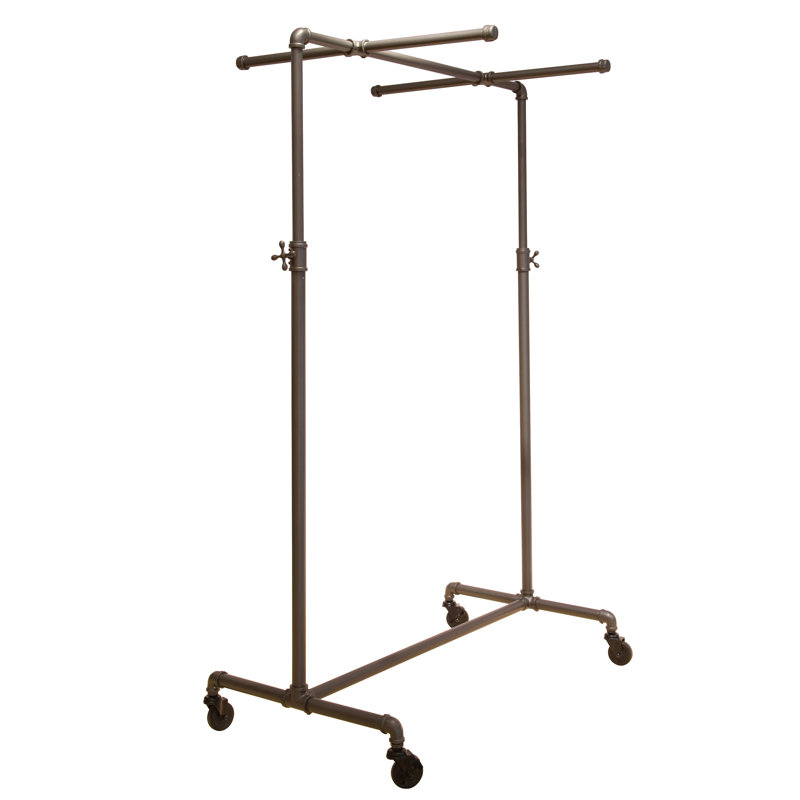Avon 41'' Metal Rolling Clothing Rack