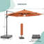 Parasol en porte-à-faux à DEL 11 pi Doraly-833306007