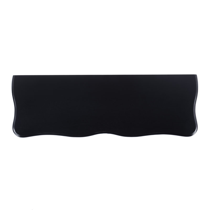 Black Traditional Accent Cabinet with Adjustable Shelving