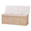 Banc de rangement en rotin naturel tressé Bali & Pari Barid