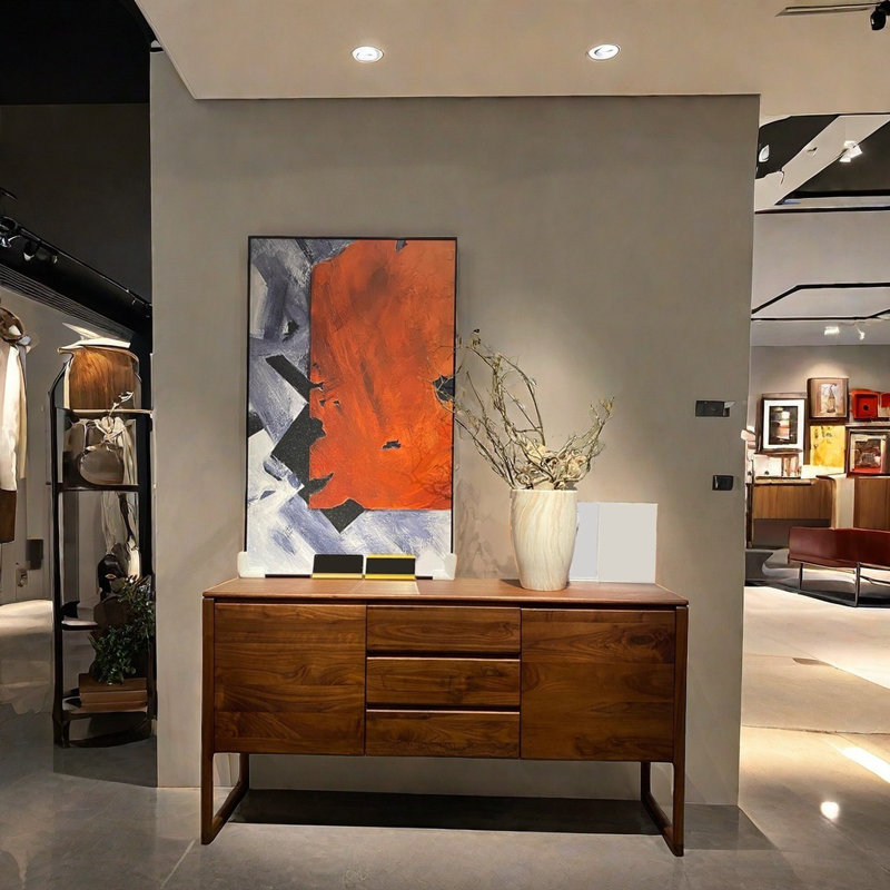 Nouvelle armoire d'appoint en bois massif chinois
