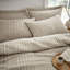 Tamba Jersey Stripe Double Duvet Cover Set with Pillowcases-786441085-786441086