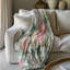 Jeté Whimsical Petal Dream - 1 pièce Sherpa Bla Premium-500199760