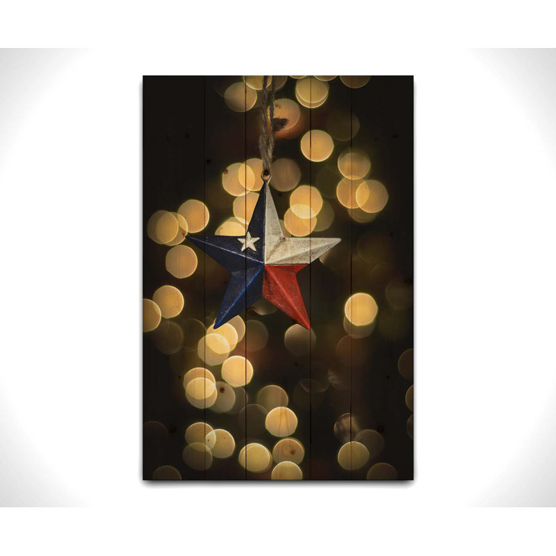 «Texas Star on Christmas Tree» par Kelly Wade, H 20 po x l 30 po