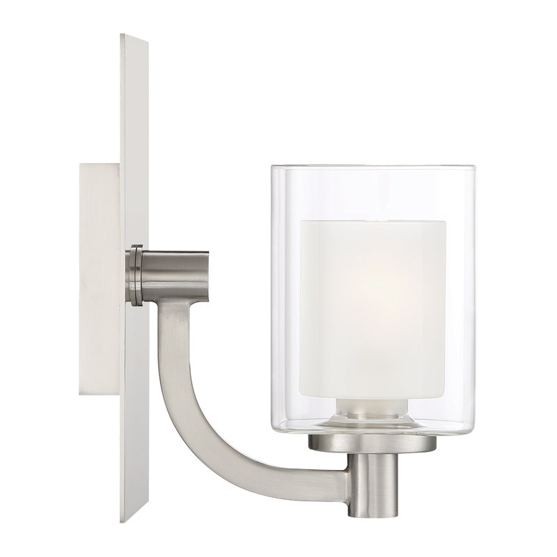Dimmable Bath Sconce, Brushed Nickel