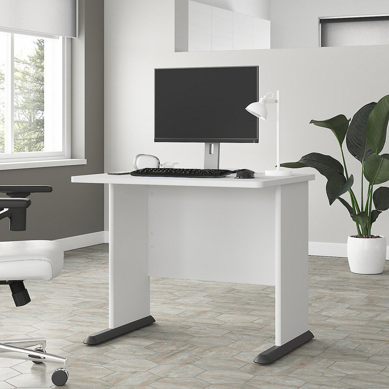 Bureau Studio A, H 30 po x l 35 po x P 27 po, Blanc
