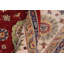 Tapis unique rouge 9 pi x 11 pi 10 po années 2000 par Arshs Fine Rugs