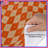 Orange Beige Checkered Duvet Covers-128741781