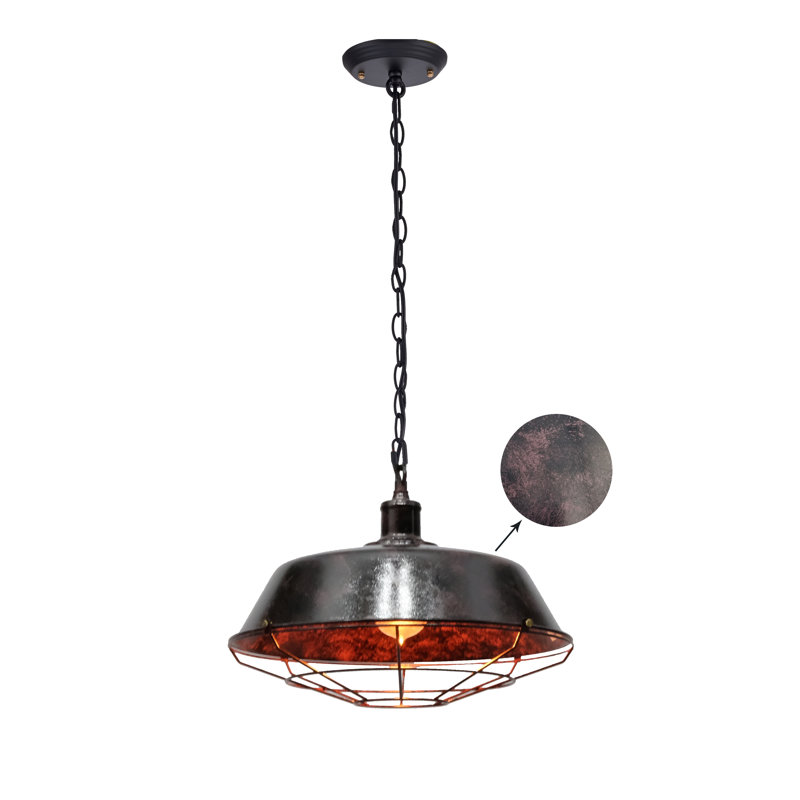 Moro 1 - Light Lantern Pendant, 10" H x 13" W x 13" D, Rustic