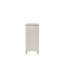Commode finition perle blanche