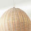 Raffles 1 - Light Rattan Cream Single Pendant