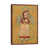 Classic Brown Wood Floater Framed