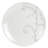 Martha Stewart 10.5 Inch Fine Ceramic 6 Piece Decorated Dinner Plates In White
