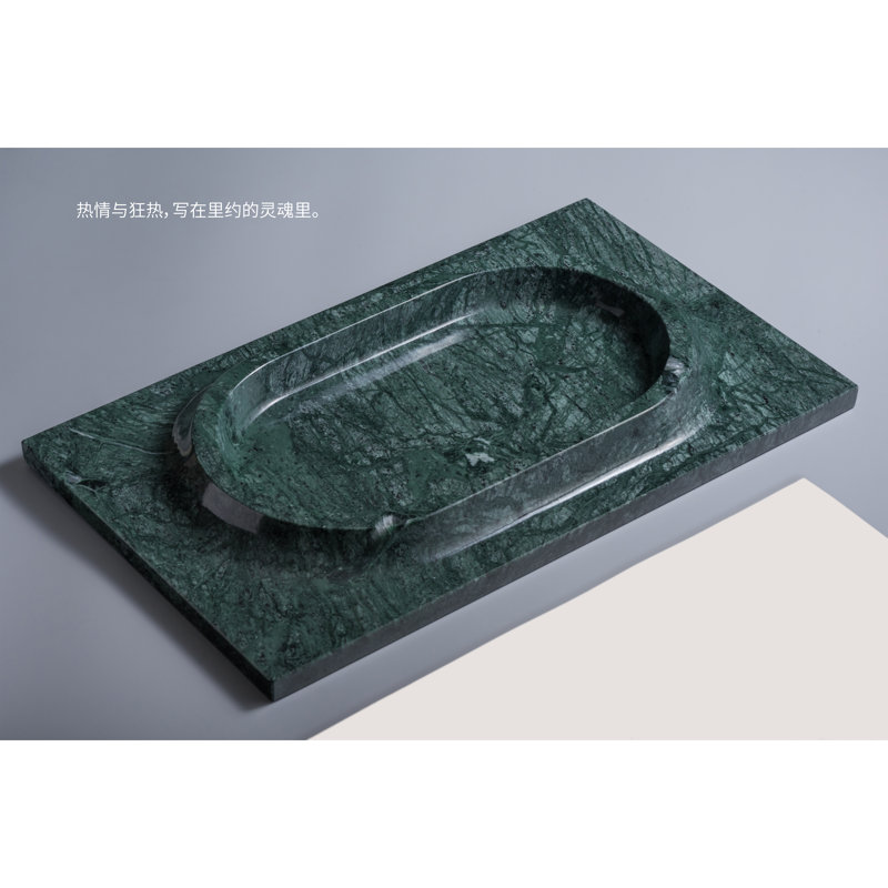 Plateau en granit, Vert