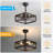 18Inch Caged Ceiling Fan With Lights Remote Control For APP(No Warranty On Bulbs)