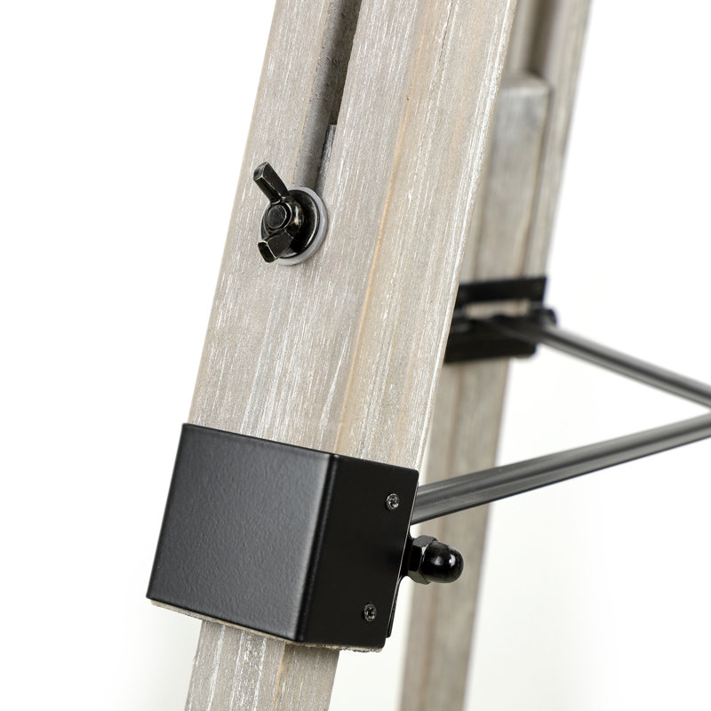 Halfacre 56.49'' Brown Tripod Floor Lamp