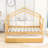 Henjes Twin 2 Drawers Wood House Bed-679024060