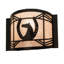 Horseshoe 1 - Light Flush Mounted Sconce