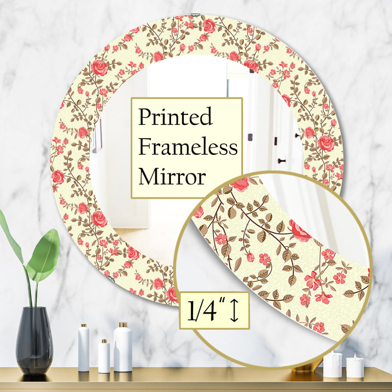 Miroir mural Blossom 17, H 31,5 po x l po