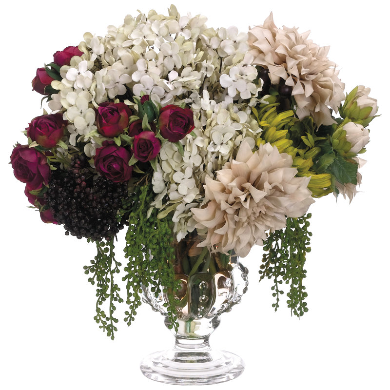 Fabric Mixed Arrangement in Vase