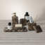 Marble Bathroom Lidded Vanity Jar-384882761