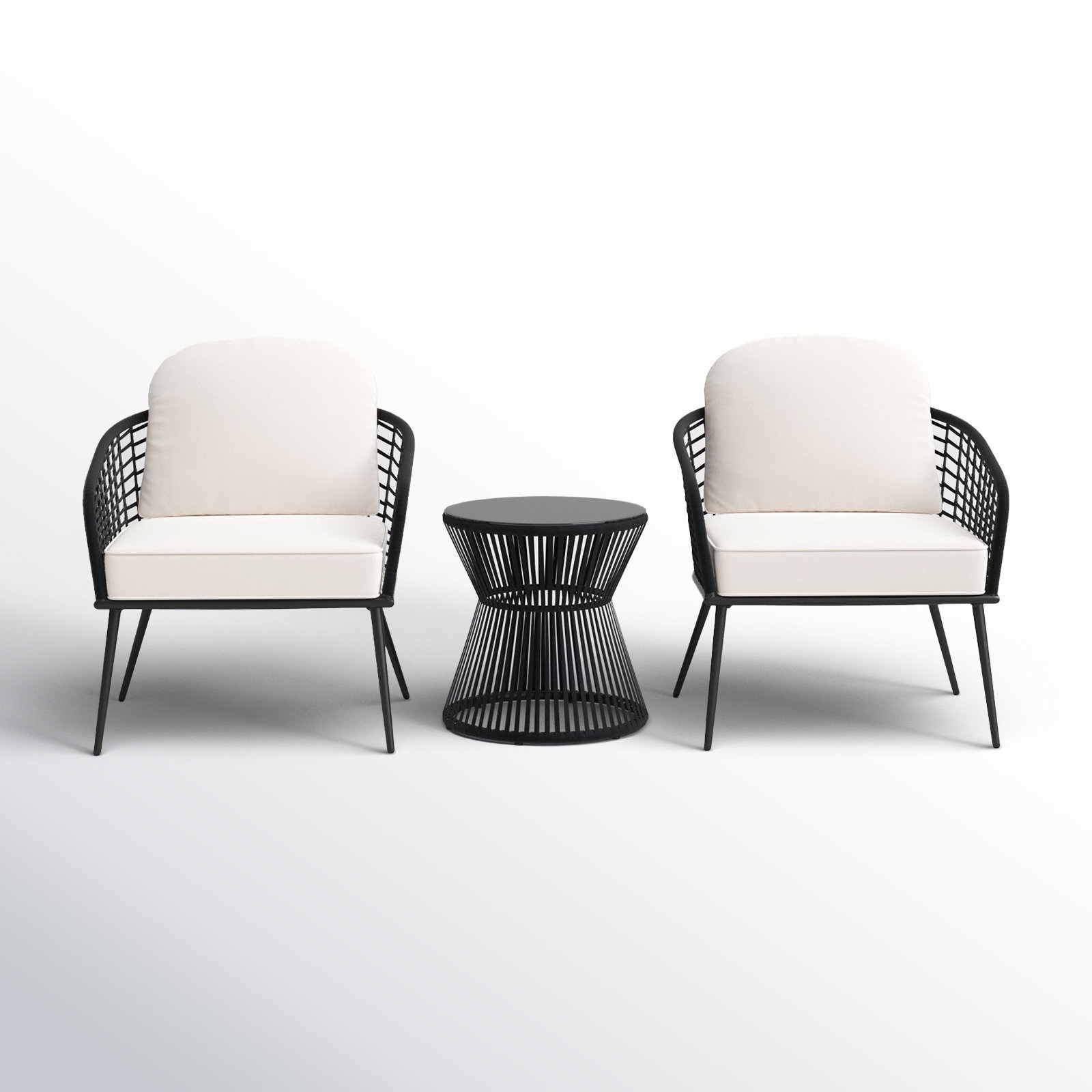 Joss & Main Gerdie Sheri 3 Piece Outdoor Seating Group With Cushions & Reviews | Joss & Main
