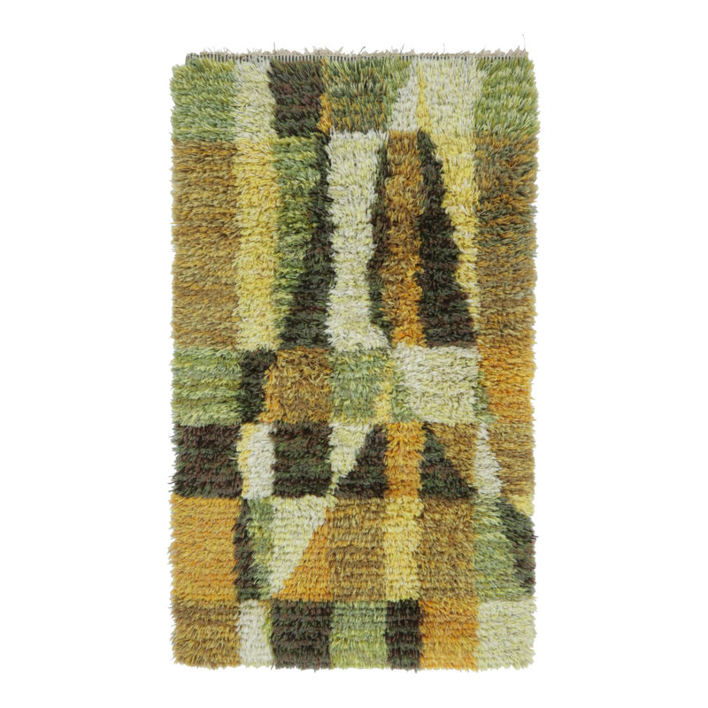 Vintage One-of-a-Kind 2'5" X 4'2" Hand Knotted Area Rug