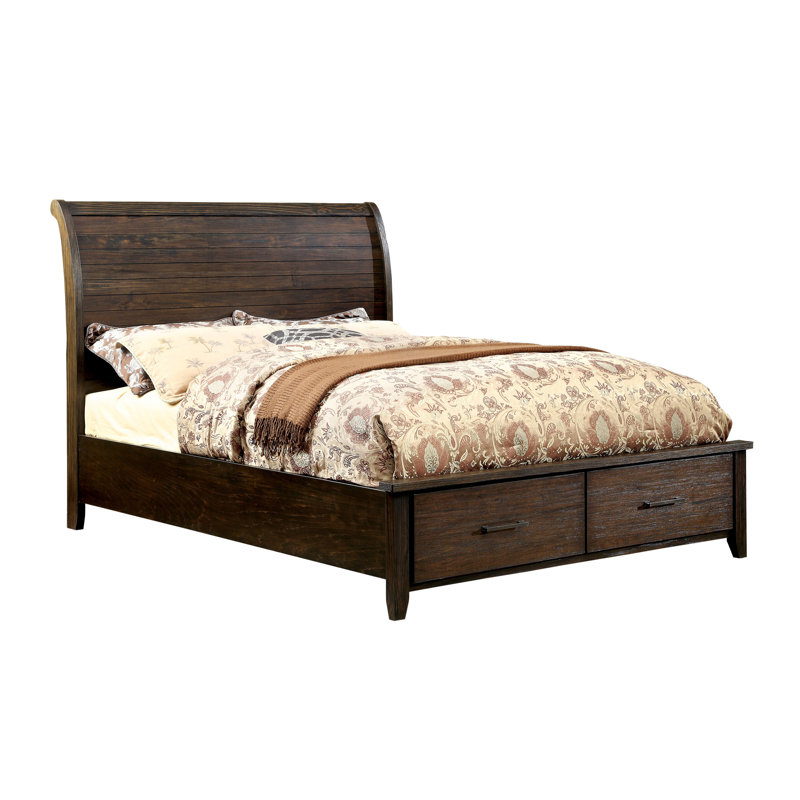 Trenton Sleigh Storage Bed, California King