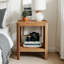 Solid Wood Top End Table
