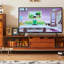 Meuble télé en bois massif de style rétro-106262461