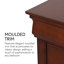 Commode double 6 tiroirs avec miroir Aberdeen-87379278