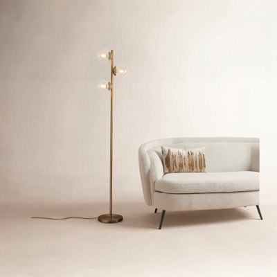Bridgnorth 65'' Gold Floor Lamp