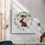 Christmas Folk Rabbit - Toile tendue avec châssis de qualité supérieure - prête à être accrochée