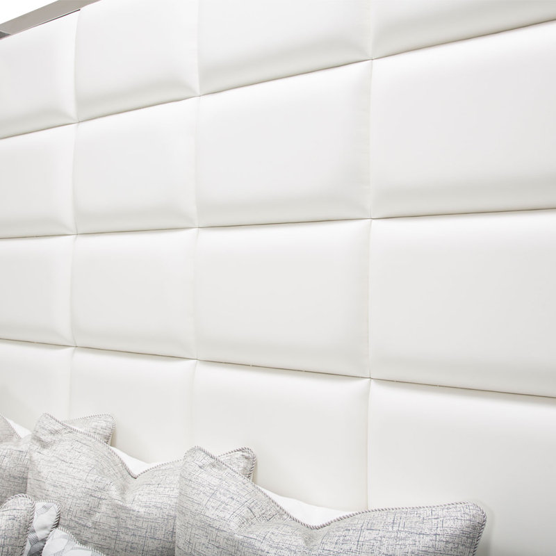State St. Canopy Bed - Satin White, California King